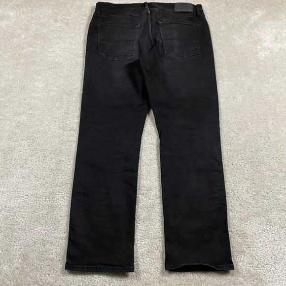 Lucky Brand Jeans Mens 33x30 Black 410 Athletic Slim Denim Stretch School - Picture 1 of 11